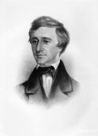 Henry David Thoreau by Samuel Worcester Rowse